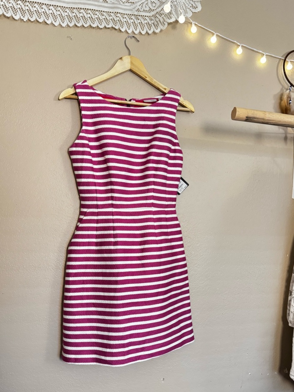 Halogen Striped Sleeveless Sheath Dress | Sz 0